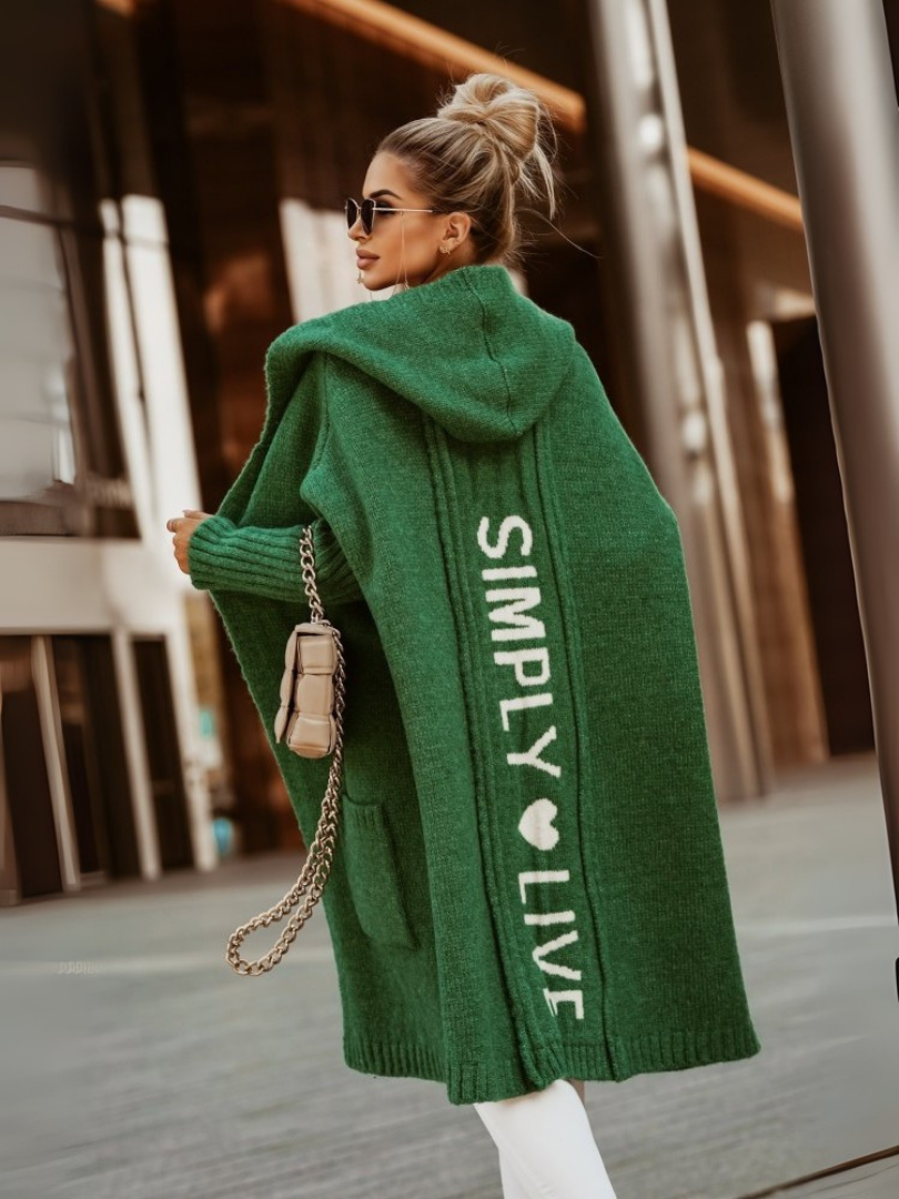 AVENCEA | Elegant Hooded Coatigan