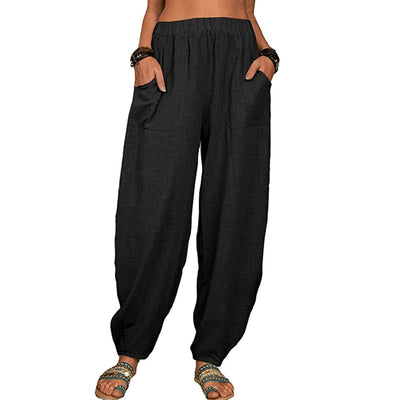 SISI | Casual Cotton-Linen Loose Harem Pants