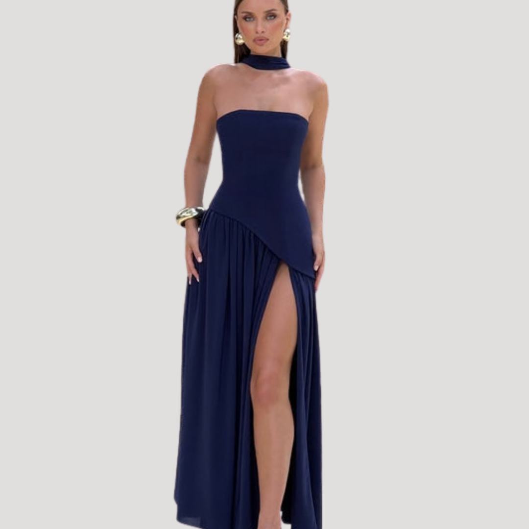 strapless evening dresses uk Leely Women Black White Sheath Maxi Elegant Formal Dress Strapless Ruched Sleeveless Evening Dress leelyuk