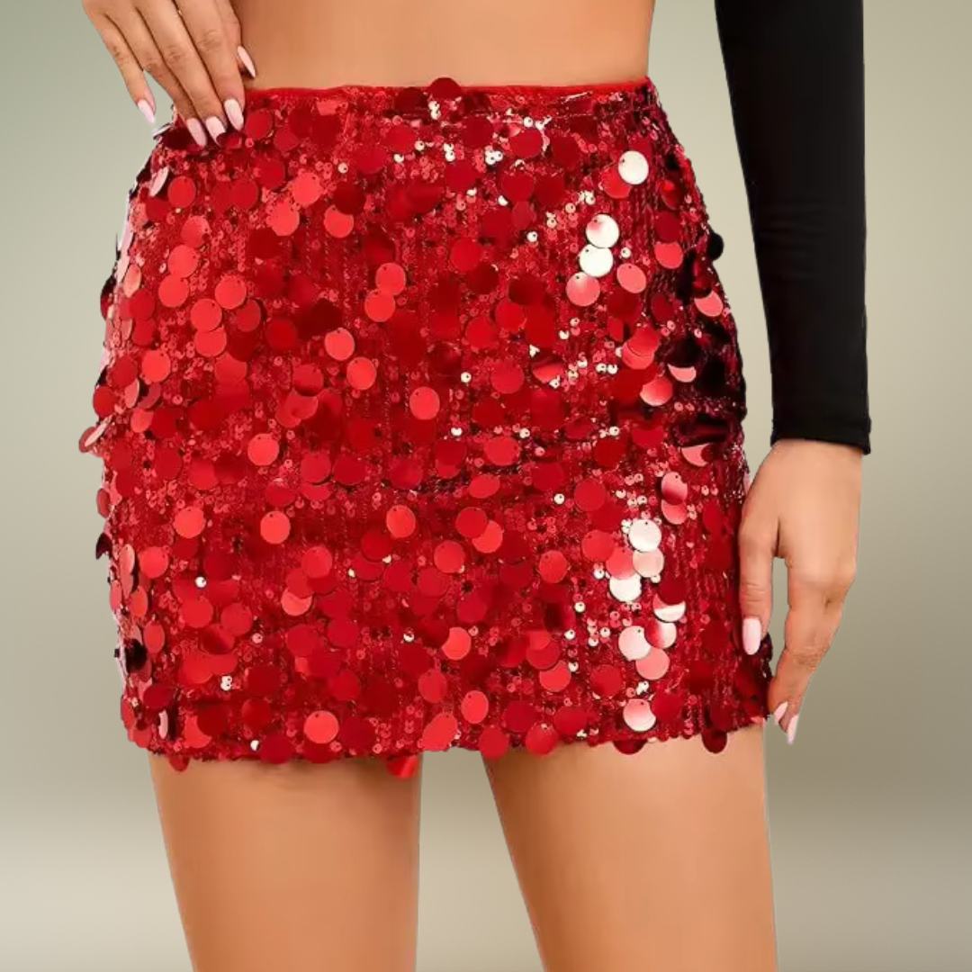 AURORA | Celeste Sequin Skirt
