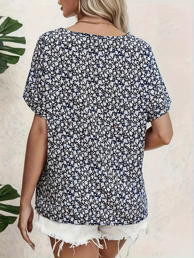 MAIKA | FLORAL BUTTON-UP BLOUSE
