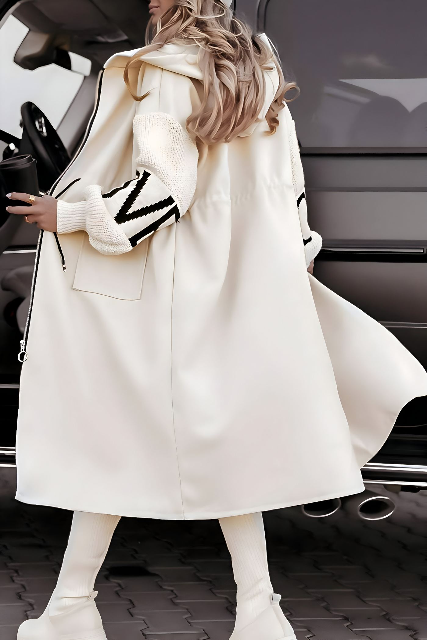 ROSANA – Elegant Hooded Coatigan