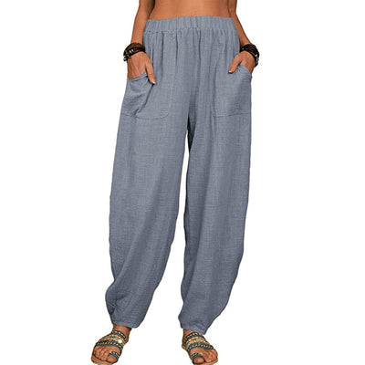 SISI | Casual Cotton-Linen Loose Harem Pants