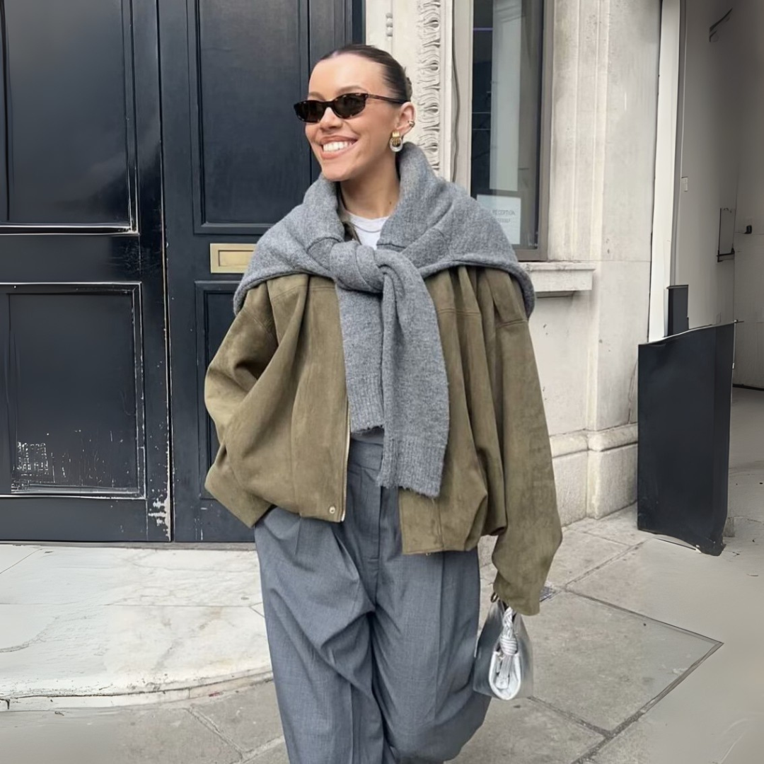 ARBANA™ - Comfy Loose Fit Military Jacket