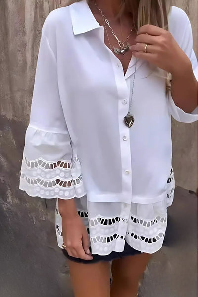 Celestine White Blouse 