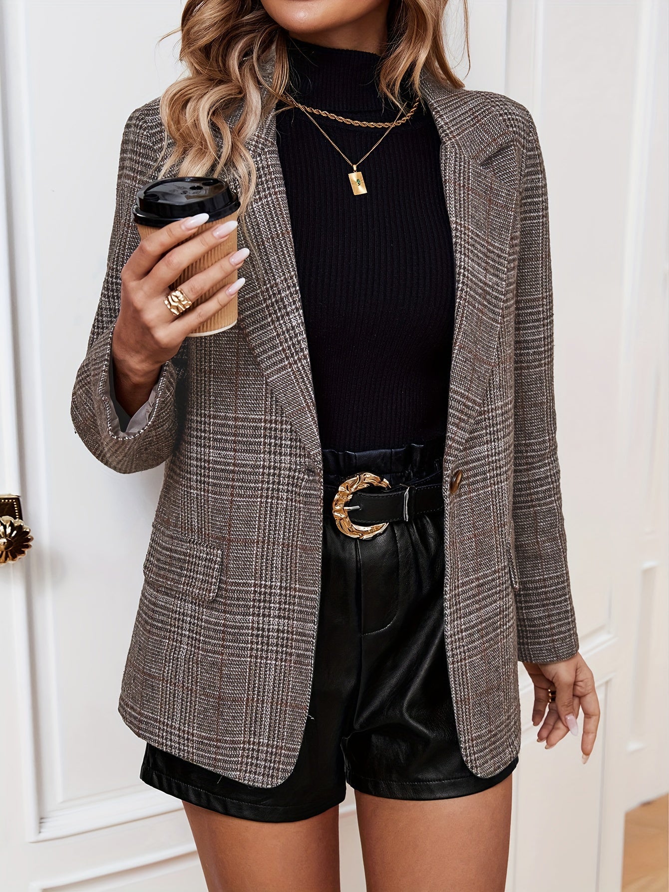 Issie - Women's Elegant Long Business Blazer
