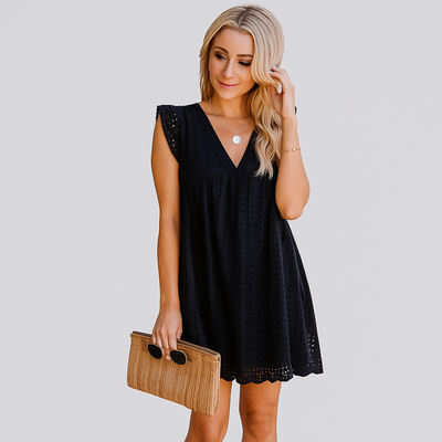 Jayda | Lightweight Cotton Holiday Dress