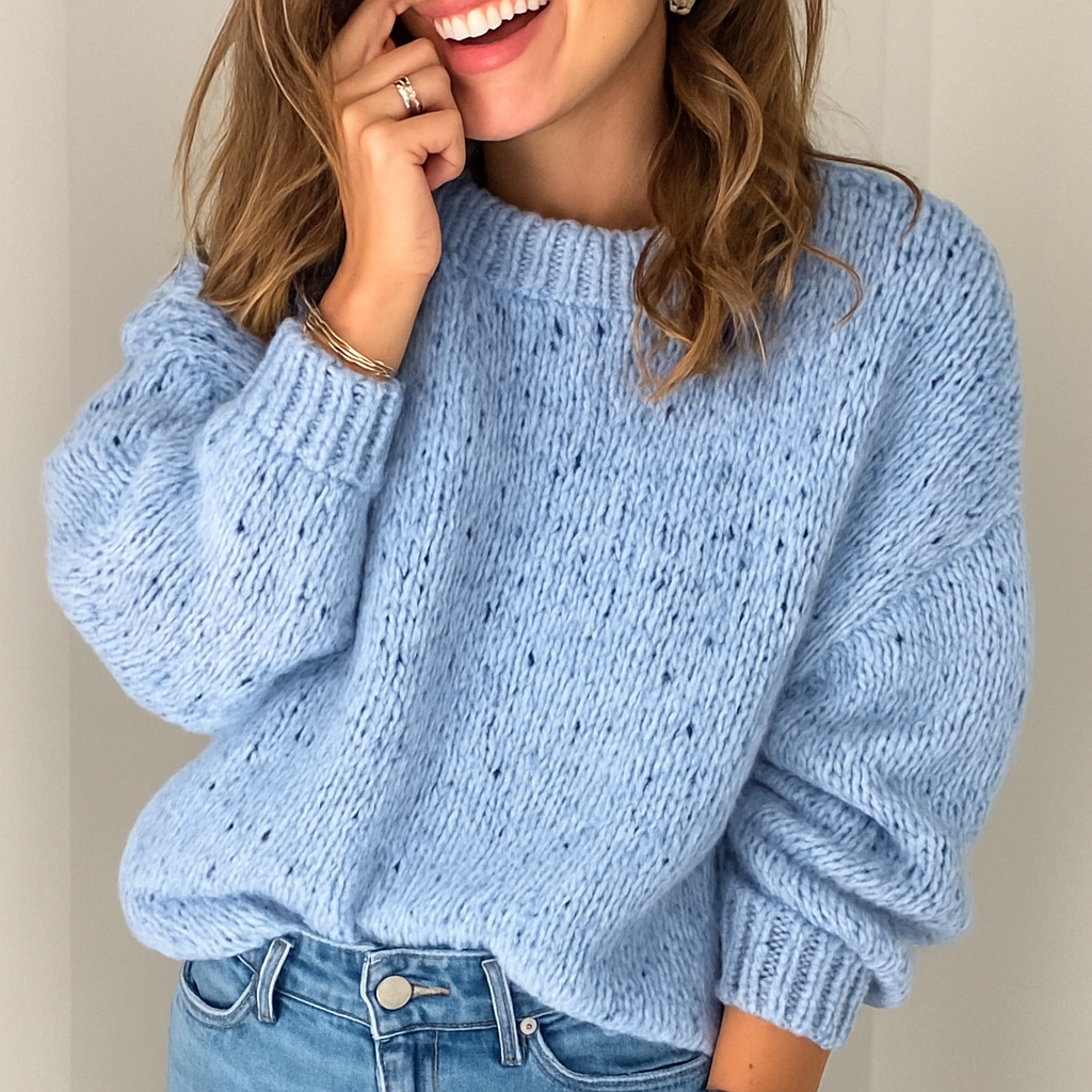Veronica - Cosy Textured Knit Sweater