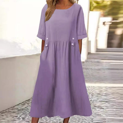 Amelia | cotton-linen dress