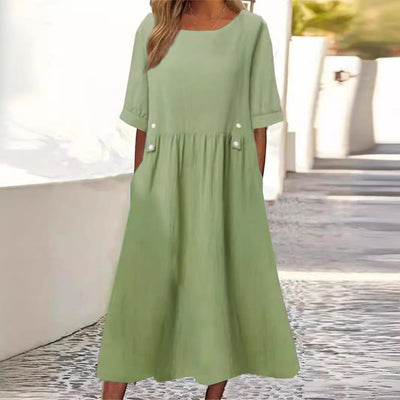 Amelia | cotton-linen dress