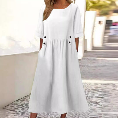 Amelia | cotton-linen dress