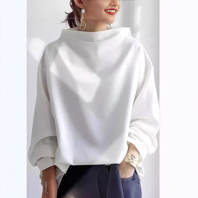 ELLY | High-Neck Soft Knit Top