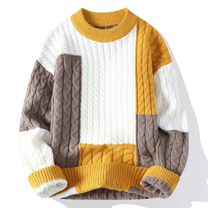 John™ | Men’s Casual Color Block Sweater