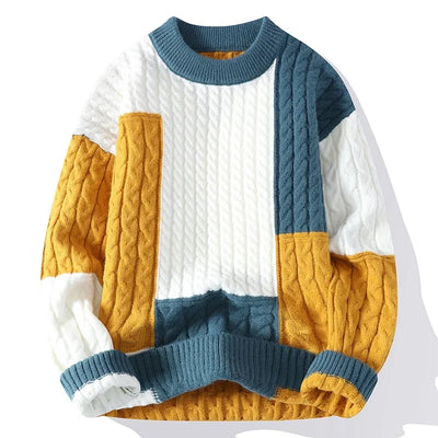 John™ | Men’s Casual Color Block Sweater