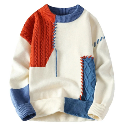 GARY™ | Men's patcwhork sweater