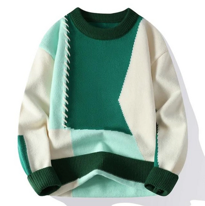 GARY™ | Men's patcwhork sweater