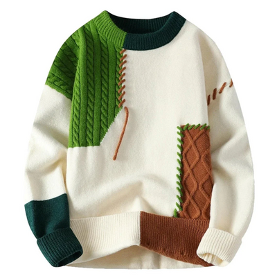 GARY™ | Men's patcwhork sweater