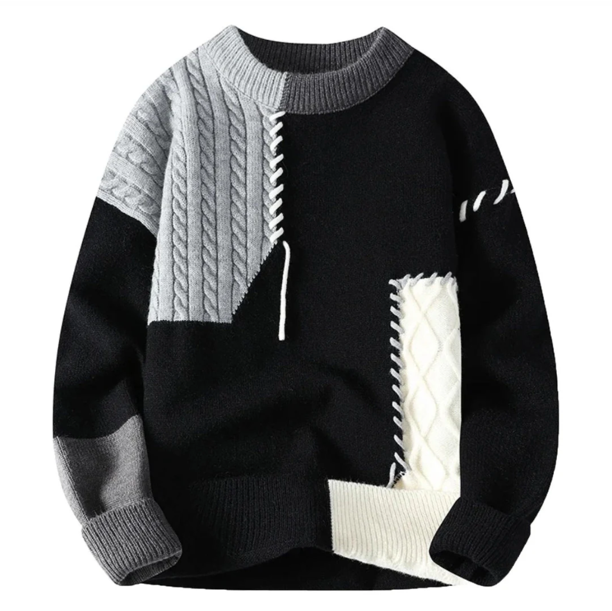 GARY™ | Men's patcwhork sweater