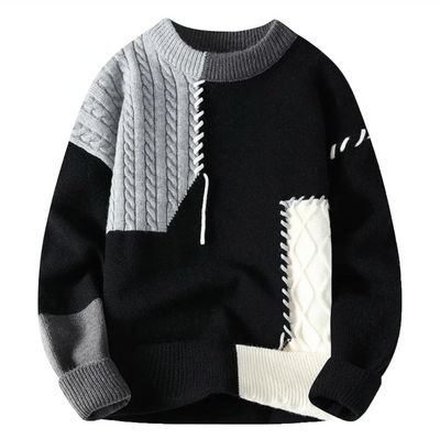 GARY™ | Men's patcwhork sweater
