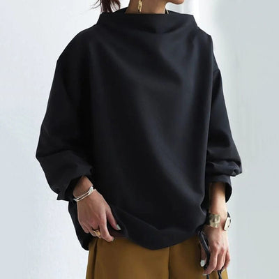 ELLY | High-Neck Soft Knit Top