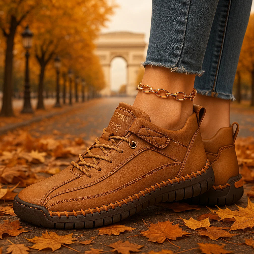 MIA™ | Brown Elegant Ergonomic Sneakers