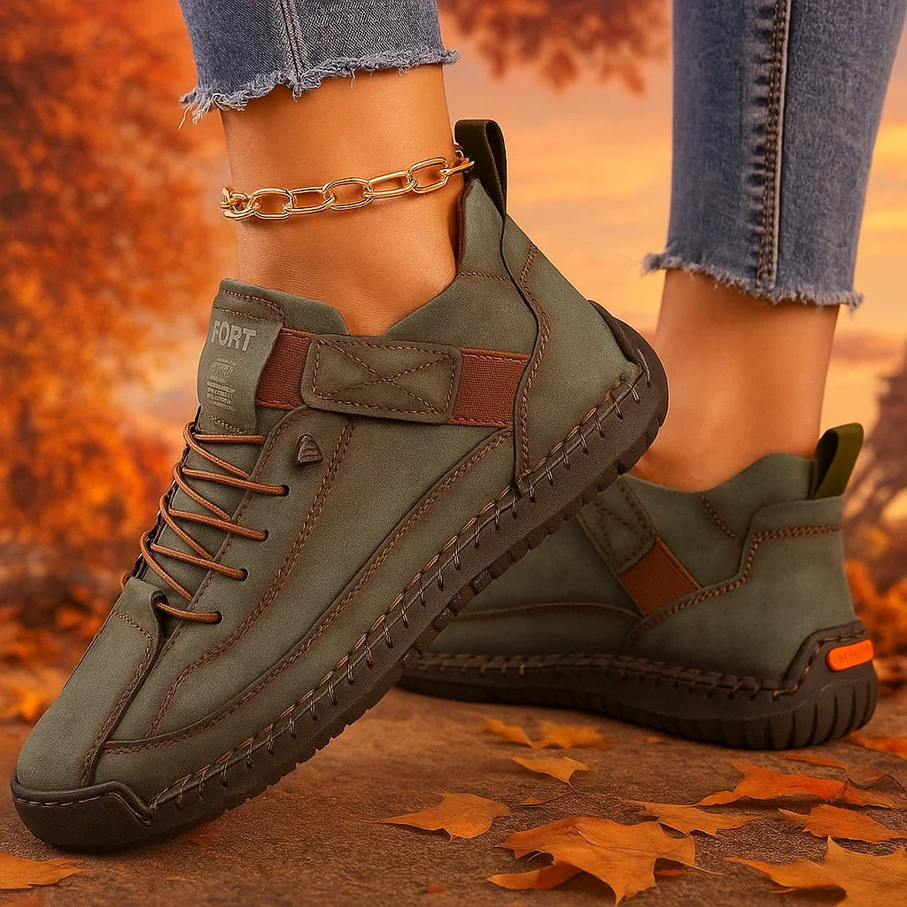 MIA™ | Dark Green Elegant Orthopedic Sneakers