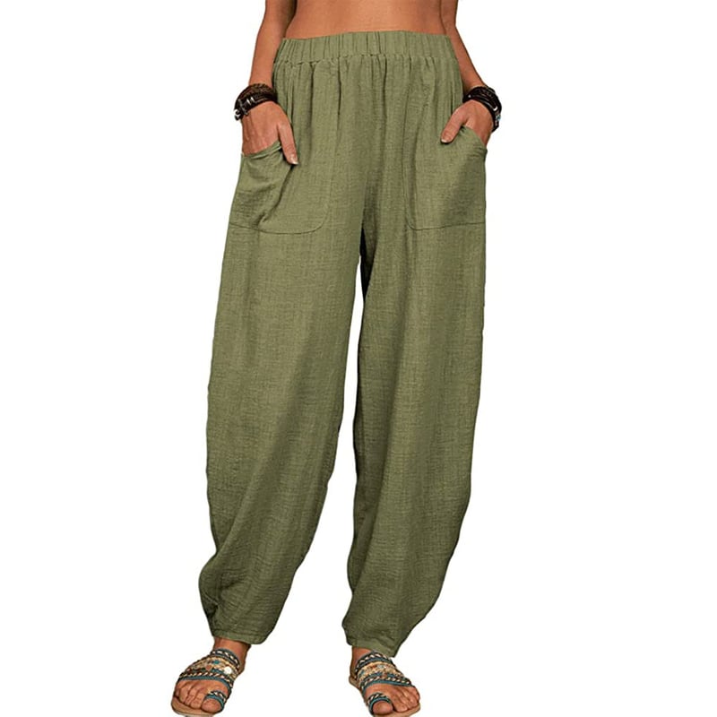 SISI | Casual Cotton-Linen Loose Harem Pants