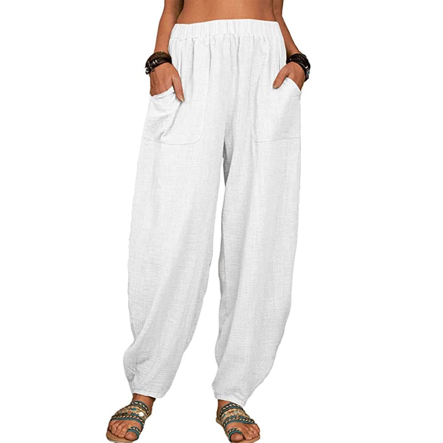 SISI | Casual Cotton-Linen Loose Harem Pants