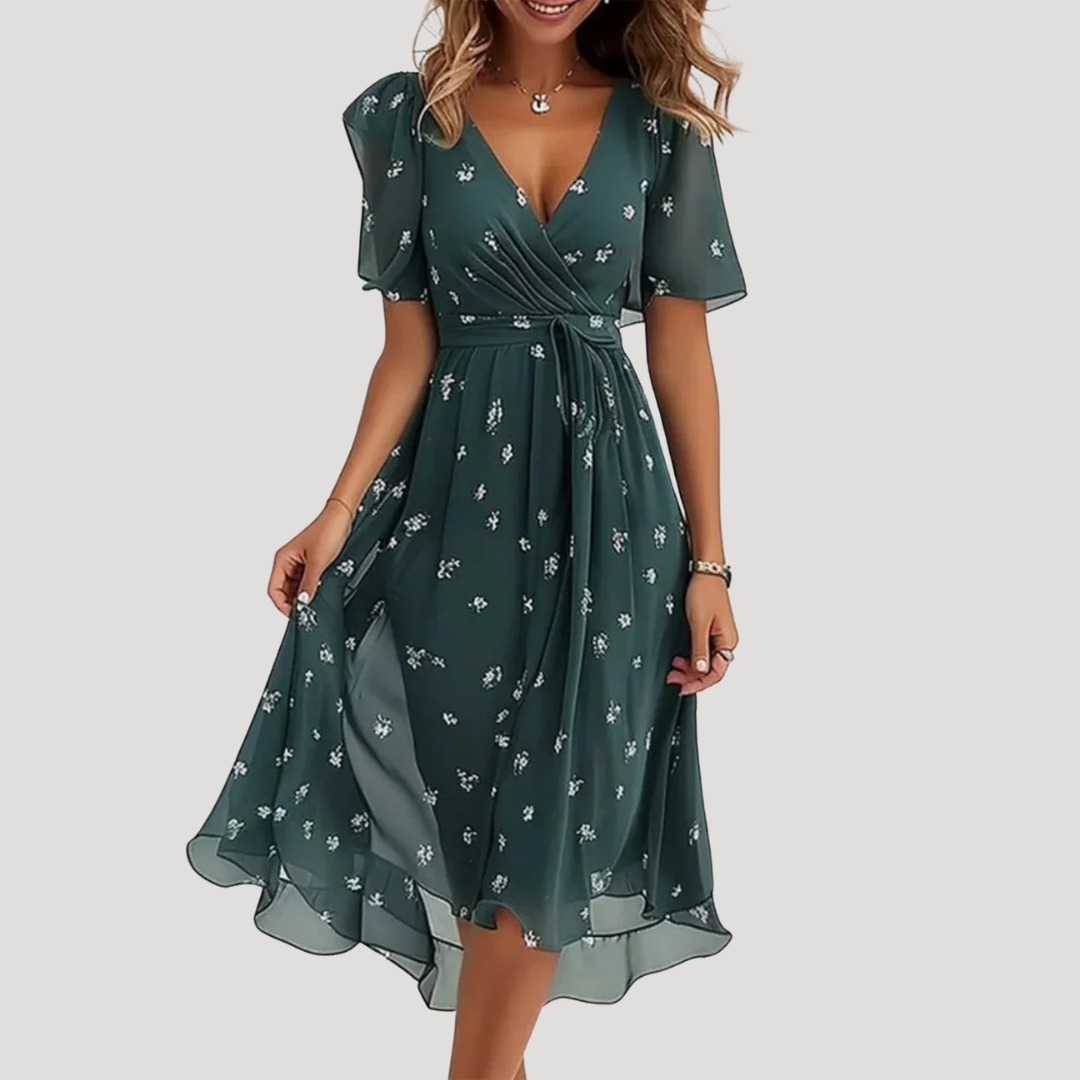 tummy control midi dress Tummy Control Shapewear Midi Dress
