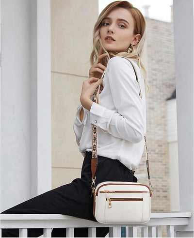 Moon Refined Leather Shoulder Bag