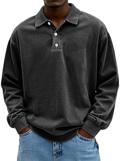 Edgar | Long-Sleeved Polo Shirt