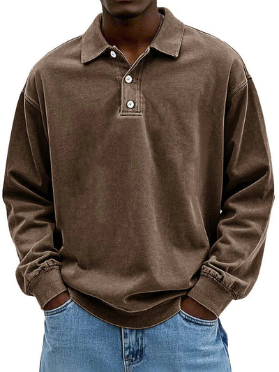 Edgar | Long-Sleeved Polo Shirt